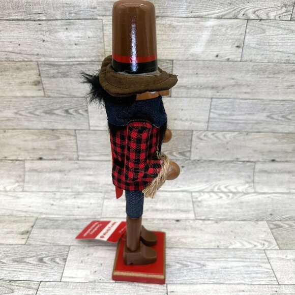 2022 NWT Merry Brite 12" Wooden Cowboy Nutcracker Figurine - Picture 7 of 10